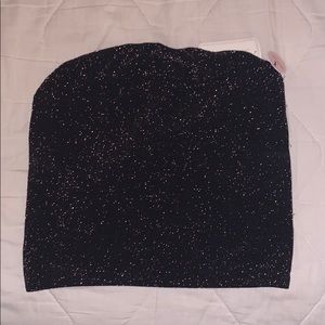 Navy blue sparkly tube top